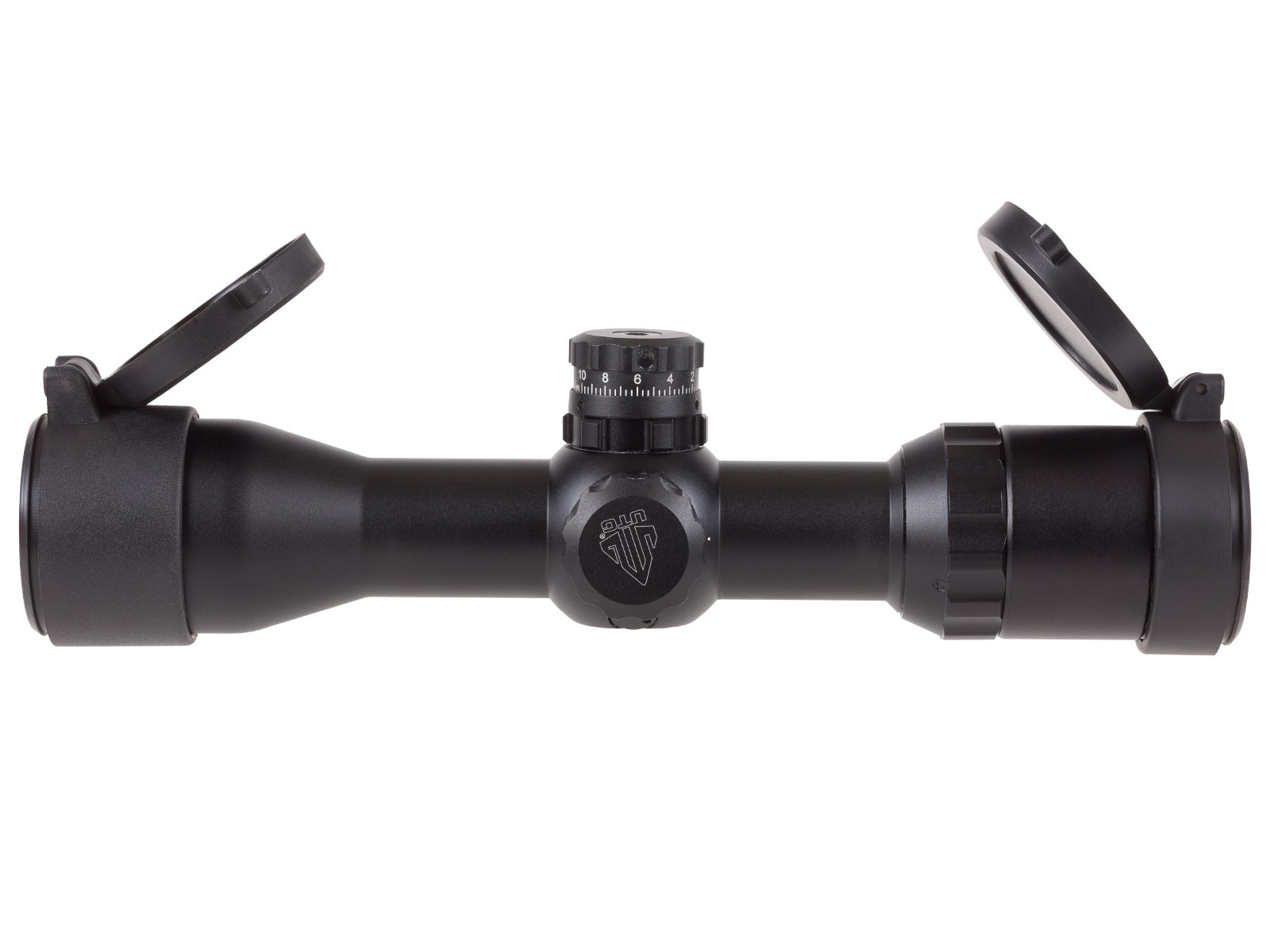 UTG BugBuster 3-12X32 Scope, 1/3 MOA AO, Mil-dot Reticle, Med. Dovetail Rings - Image 4