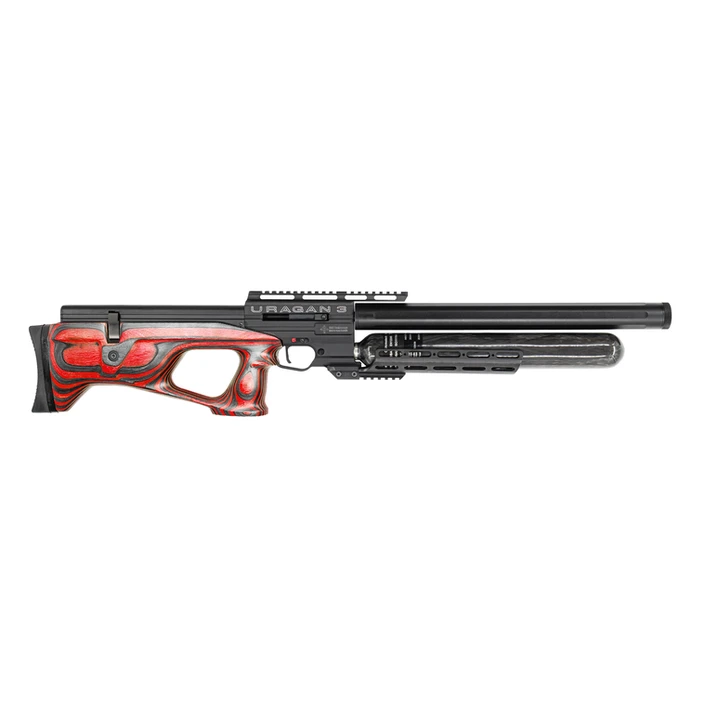 AGT URAGAN 3 Red Laminate PCP Bullpup Air Rifle - Image 2