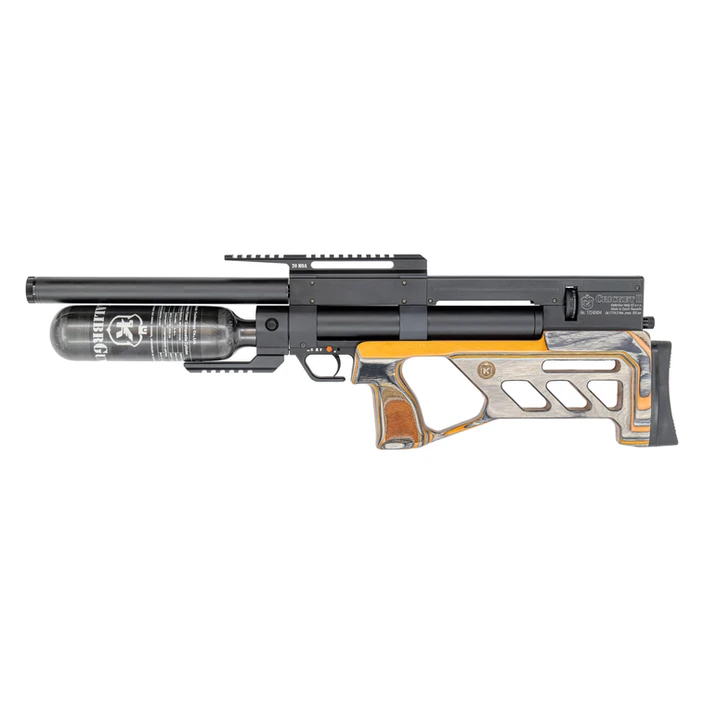 KalibrGun Cricket 2 Tactical Lava Orange Laminate PCP Air Rifle - Image 2